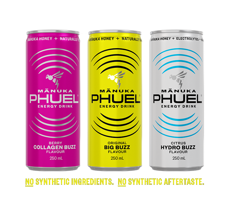 Energy drink with mānuka honey